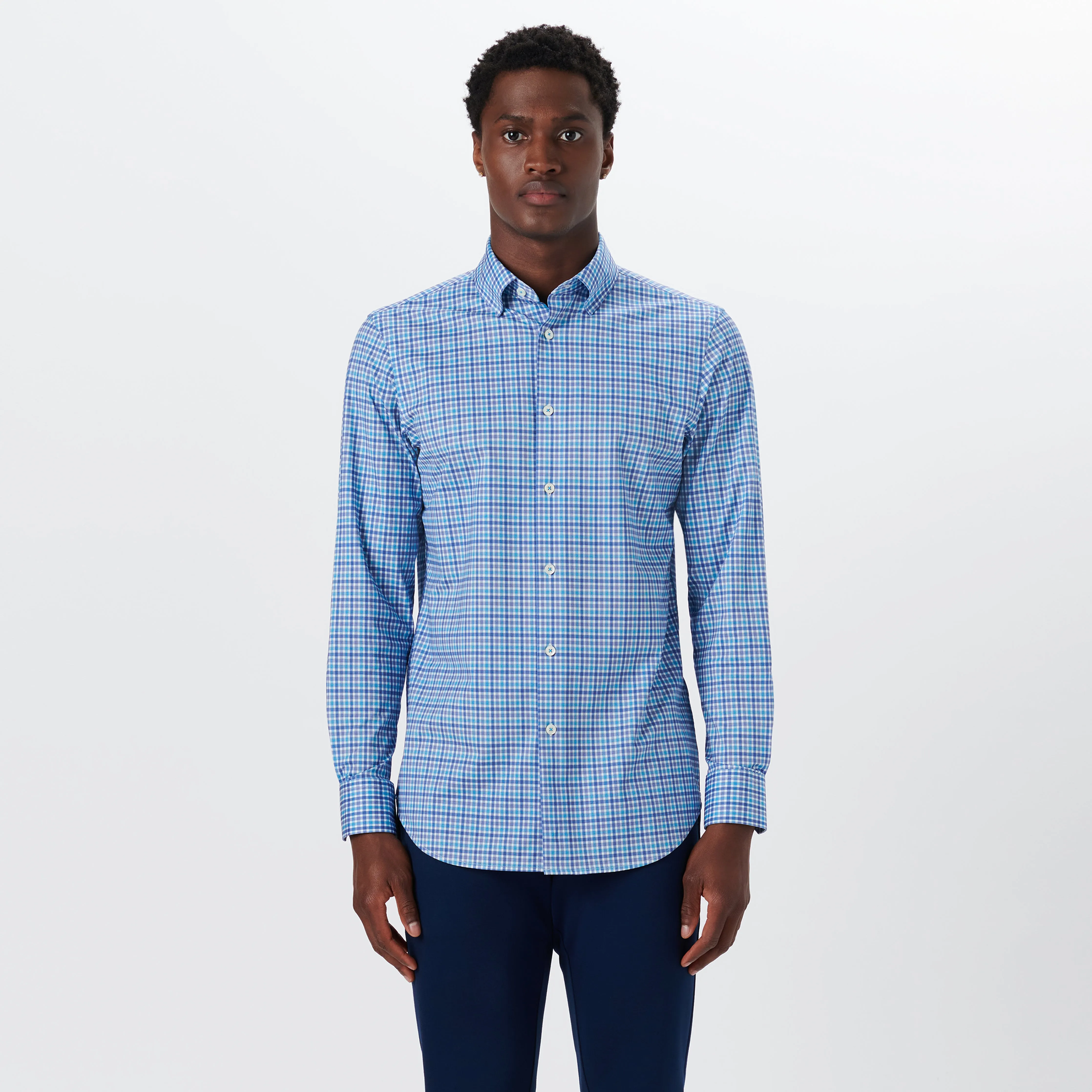 JAMES Mini Plaid Check OoohCotton Shirt