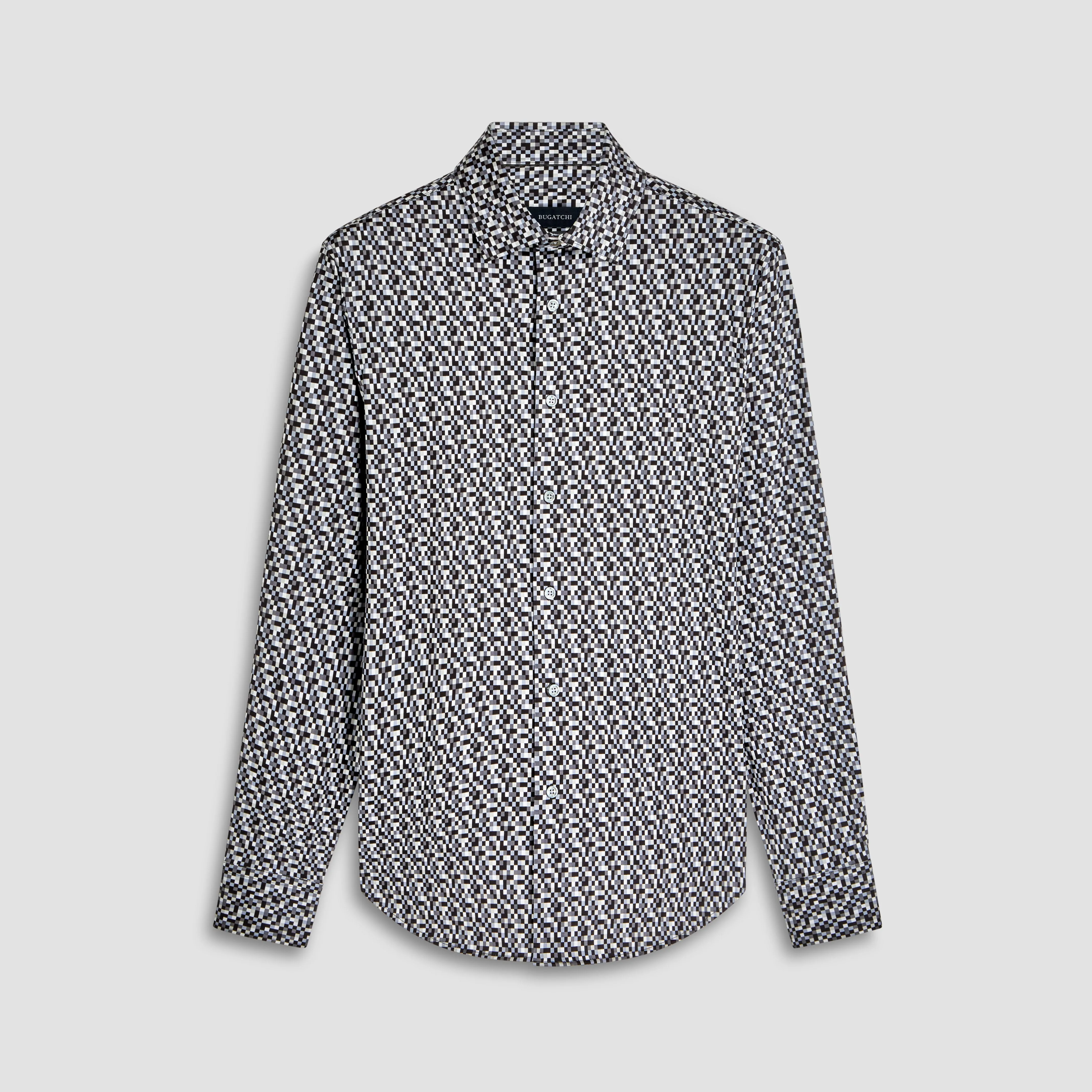 James Pixel Check OoohCotton Shirt