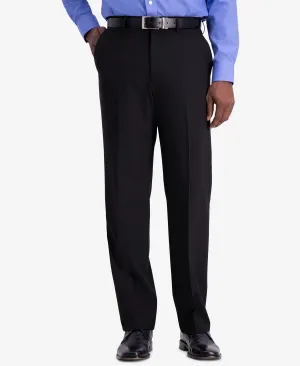 J.M. Men's Premium Classic Dress Pants Haggar, black