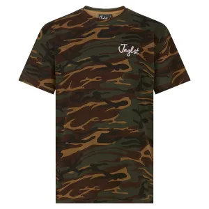 Jnglst Camo T-Shirt with Embroidered logo