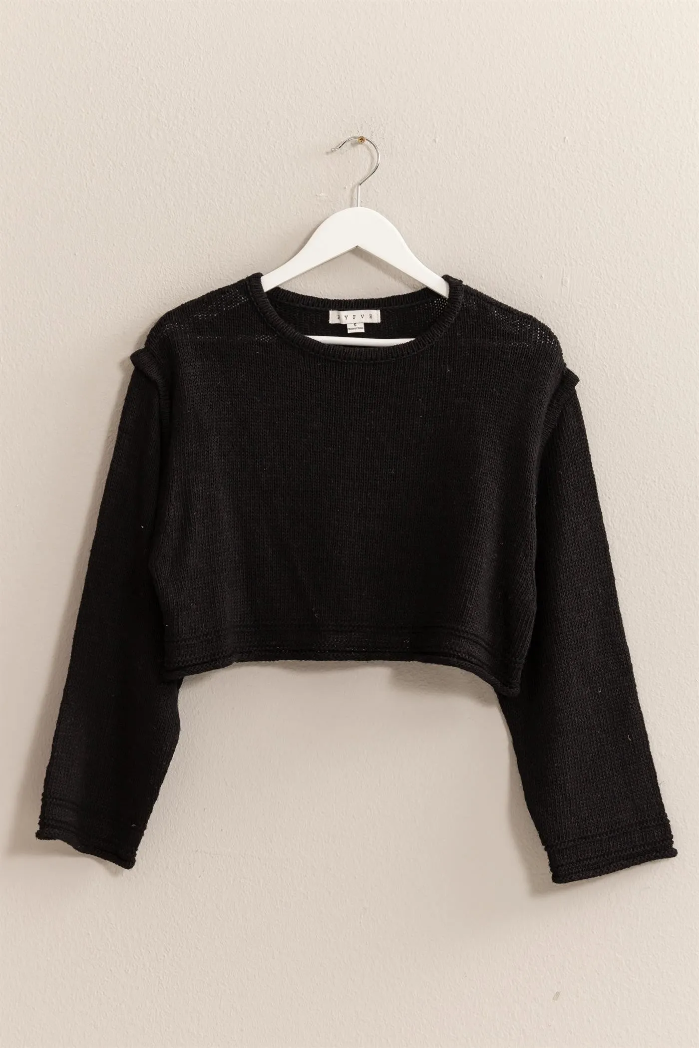 Jr Sweater Pullover - Black