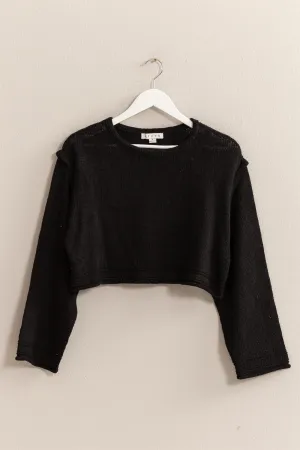 Jr Sweater Pullover - Black