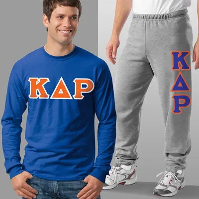 Kappa Delta Rho Long-Sleeve and Sweatpants, Package Deal - TWILL