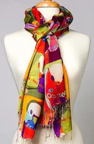 Karen Barnes Silk Scarf