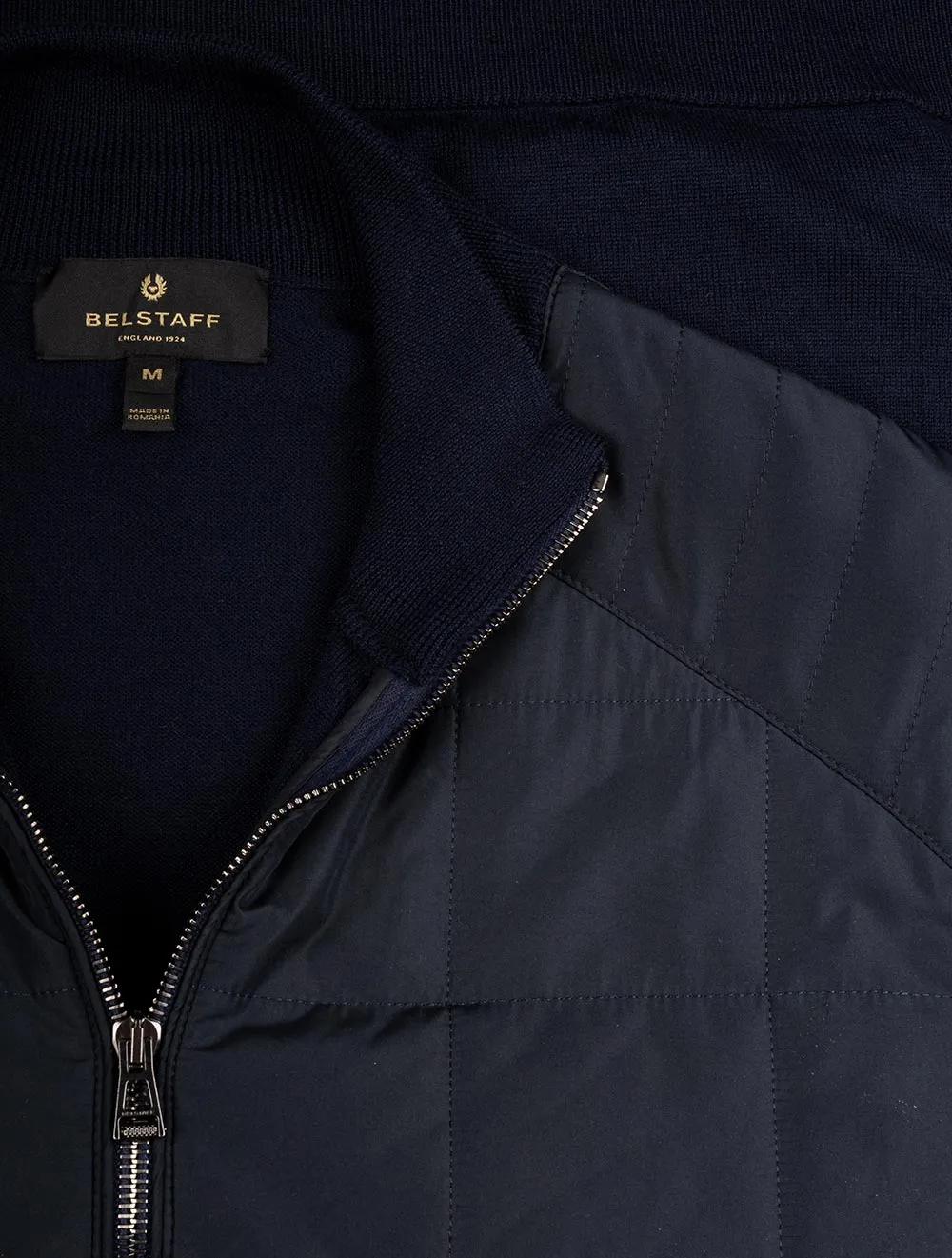 Kelby Zip Cardigan Navy