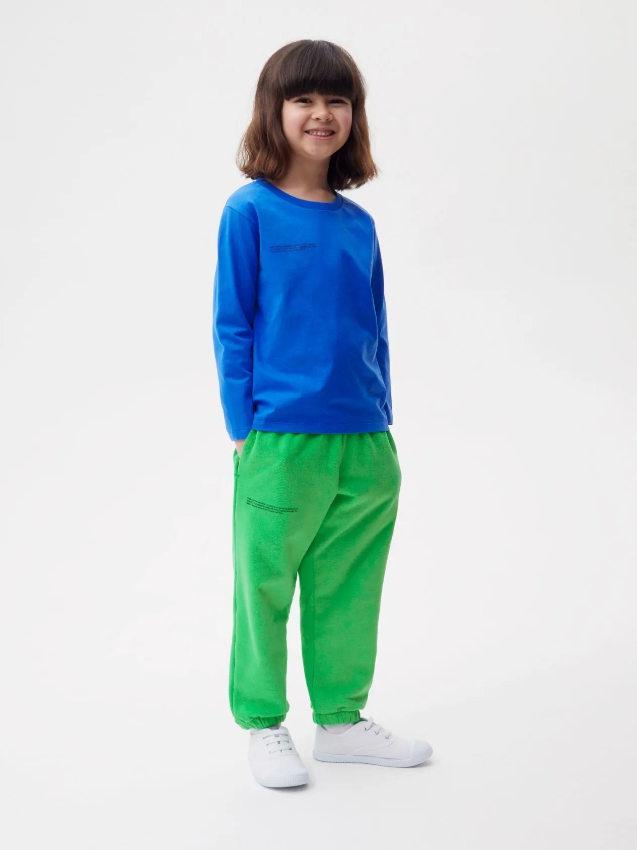 Kids' 365 Long Sleeve T-shirt—cobalt blue