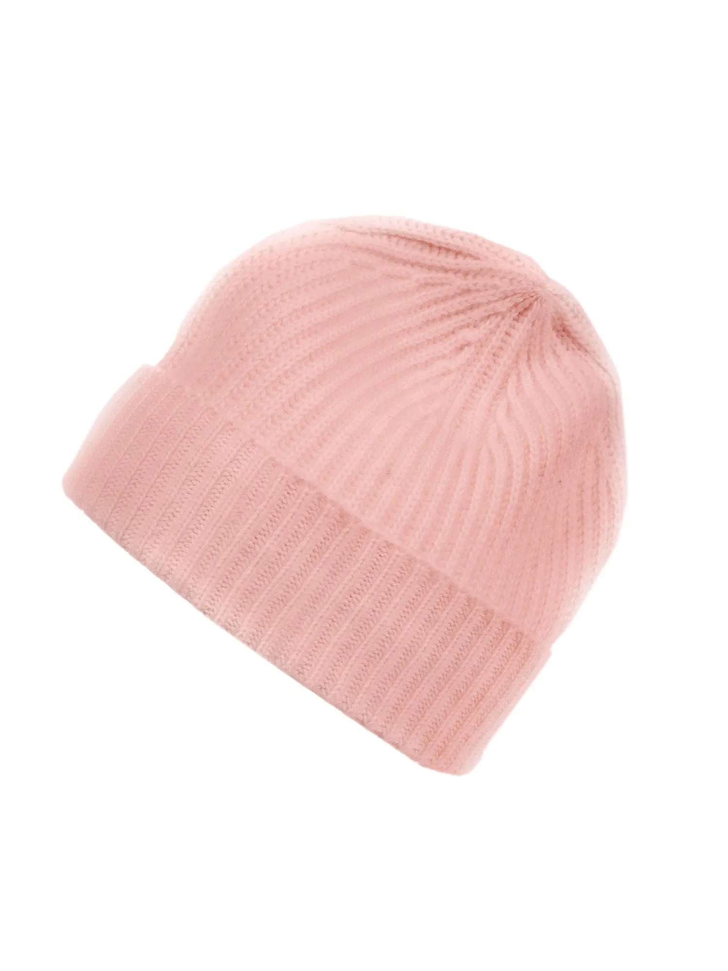 Kids cashmere beanie "Mio" - peachy pink