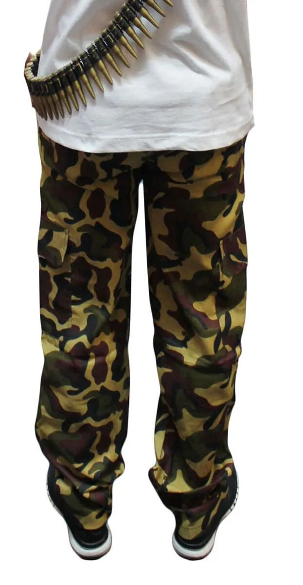 Kids Children’s Armed Forces Camouflage Fancy Dress Costumes Complete Outfit