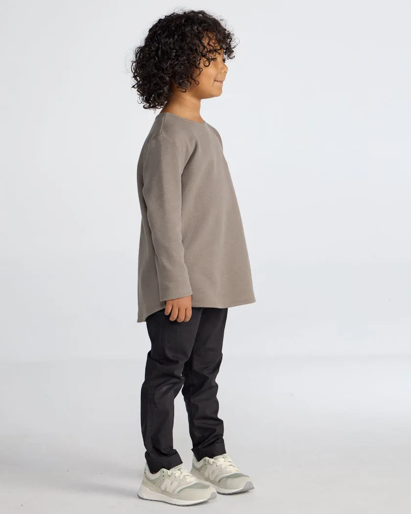 Kid's Thermal Drop-Cut Long Sleeve