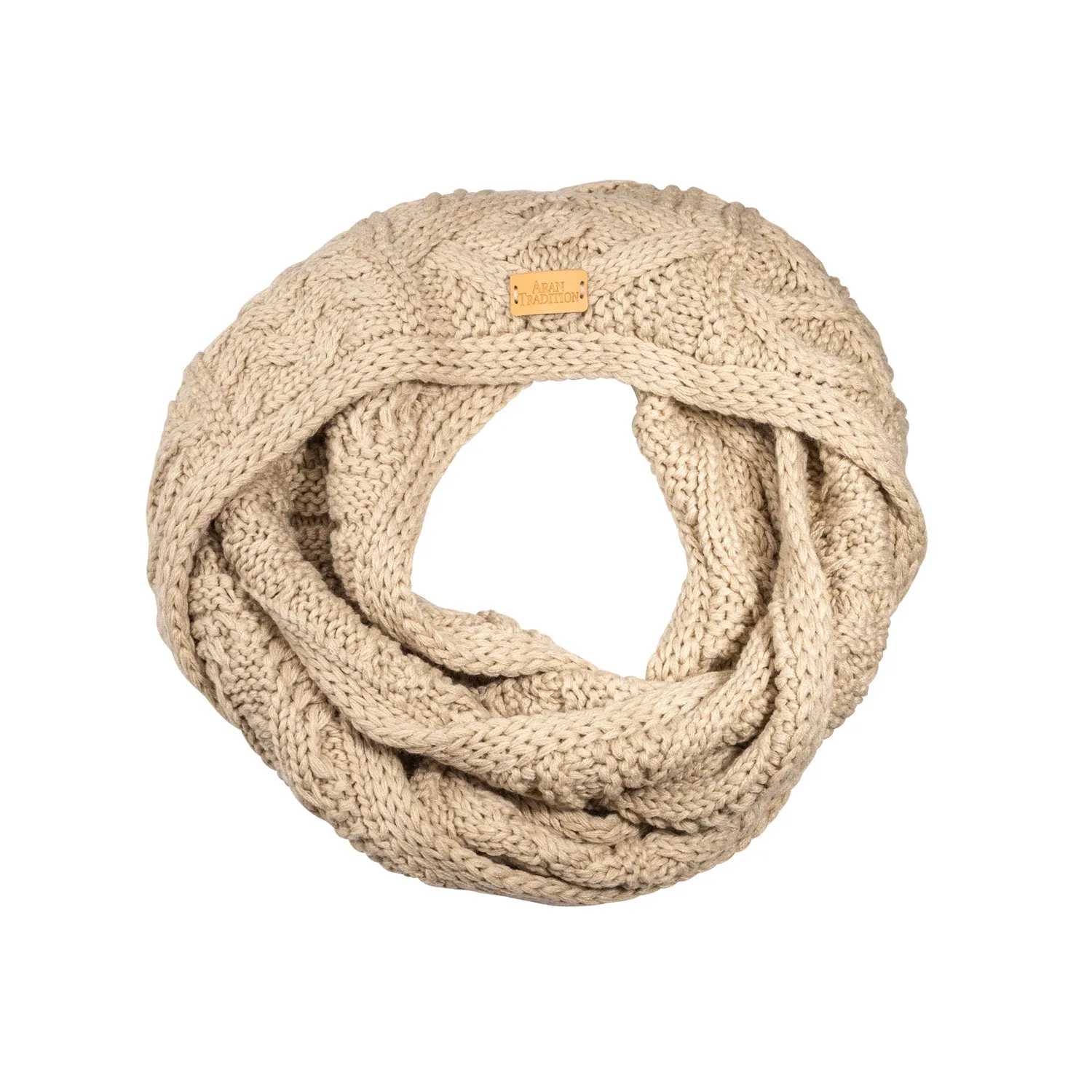 Ladies Cable Snood Scarf