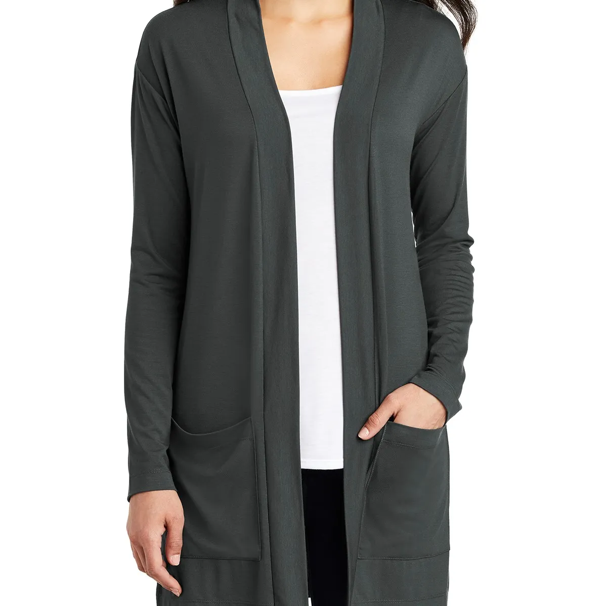 Ladies Concept Long Cardigan with ACA Staff Logo