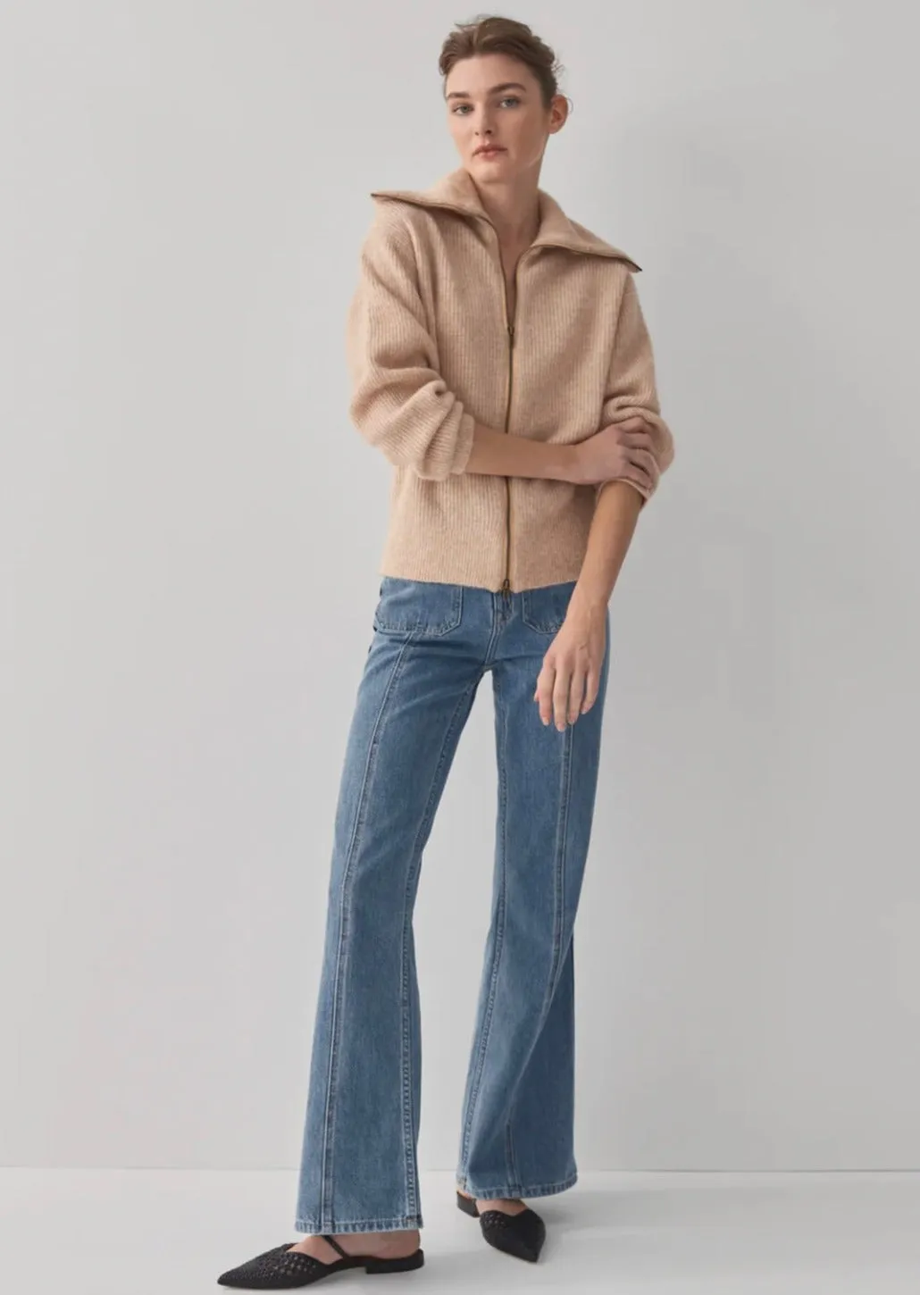 Ledger Cardigan Sand