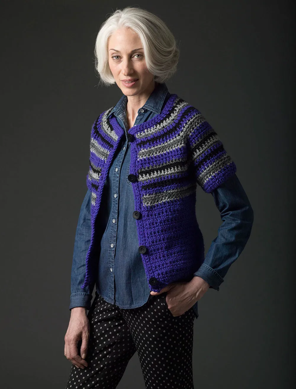 Level 3 Crocheted Cardigan (Crochet)