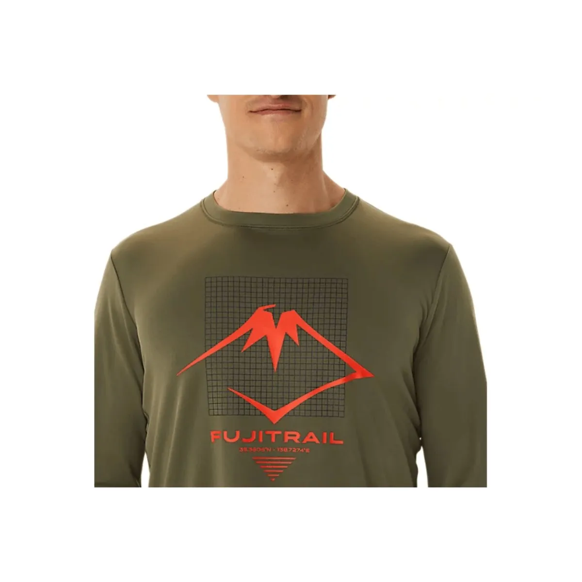 Long Sleeve Asics Fujitrail Green