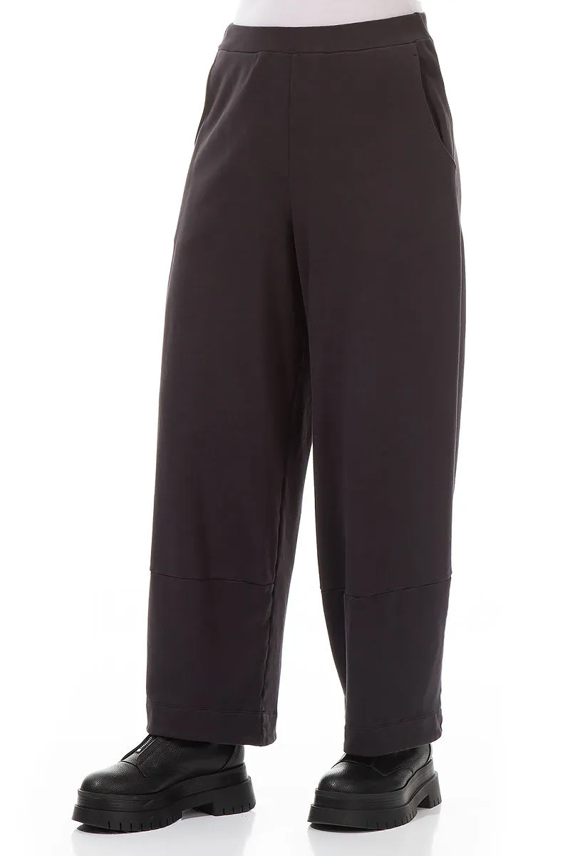 Loose Grey Cotton Trousers