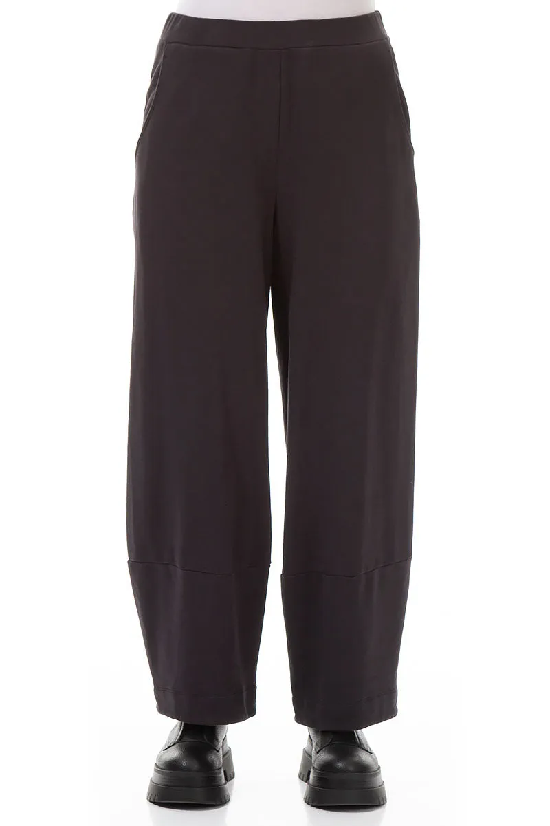 Loose Grey Cotton Trousers