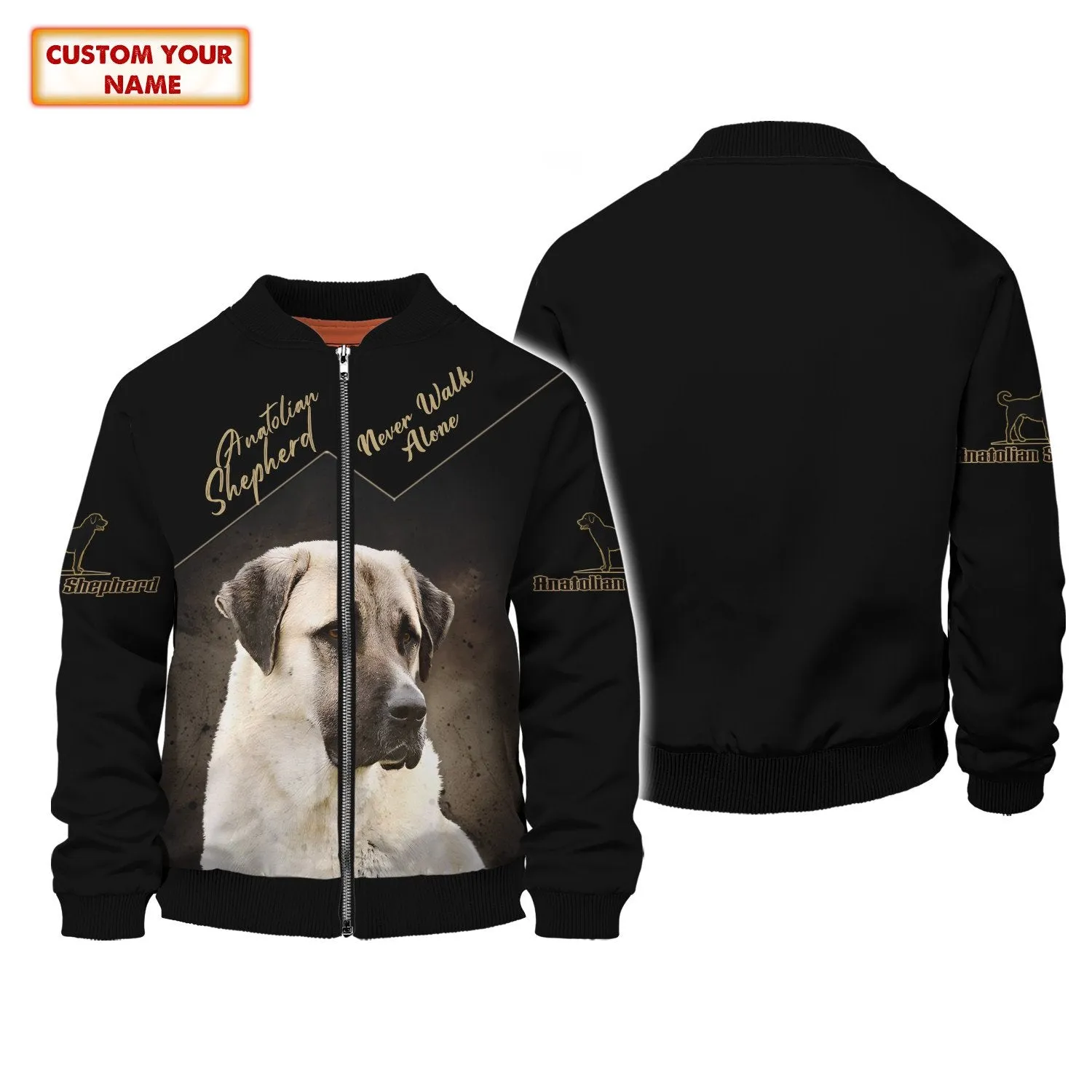 Love German Shepherd Never Walk Alone German Shepherd 3D Sweatshirt Hoodie Oder