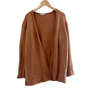 Madewell Merino Alpaca Cardigan Tan Brown Size XL