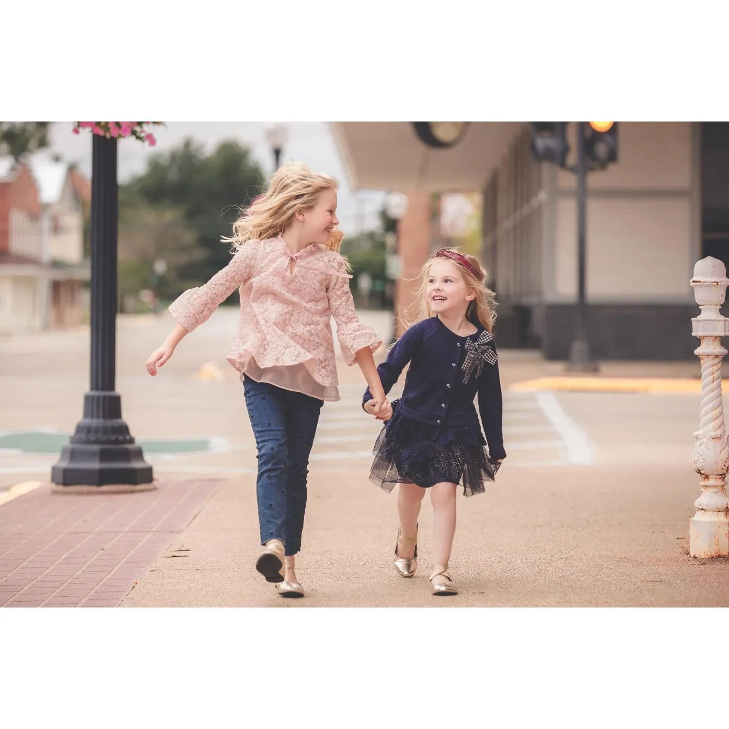 Maeli Rose Navy Sparkle Skirt