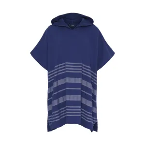 Malibu Beach Poncho - Navy