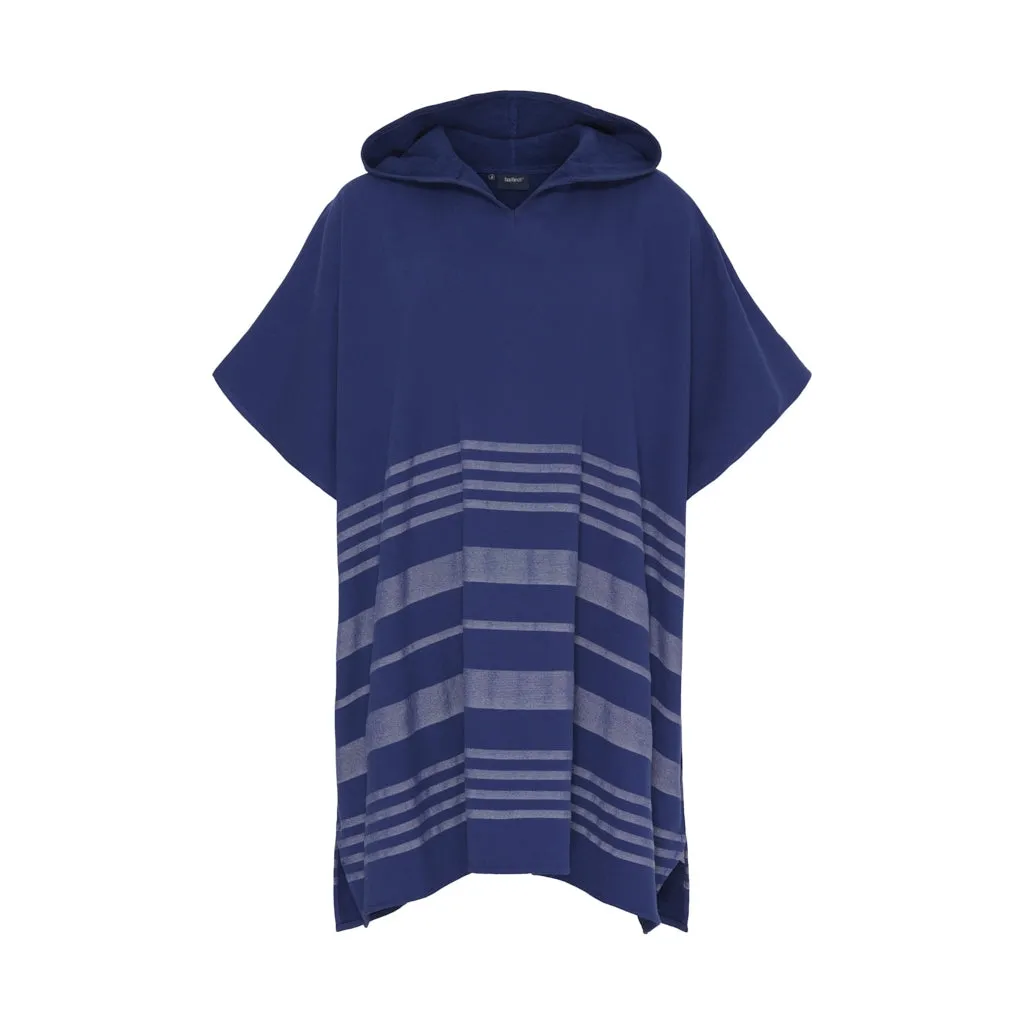 Malibu Beach Poncho - Navy