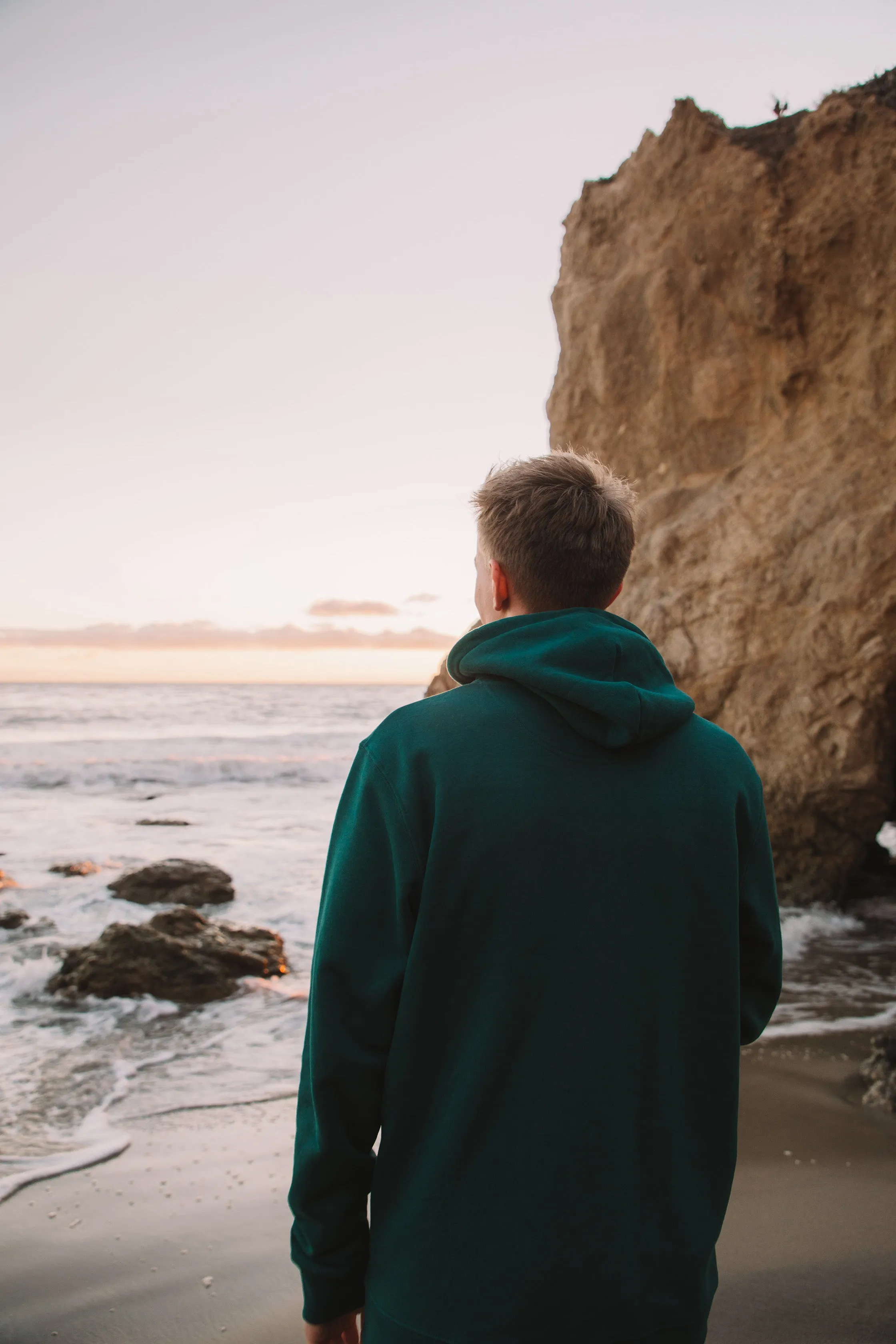 Men's Hoodie | Embroidered Wolf