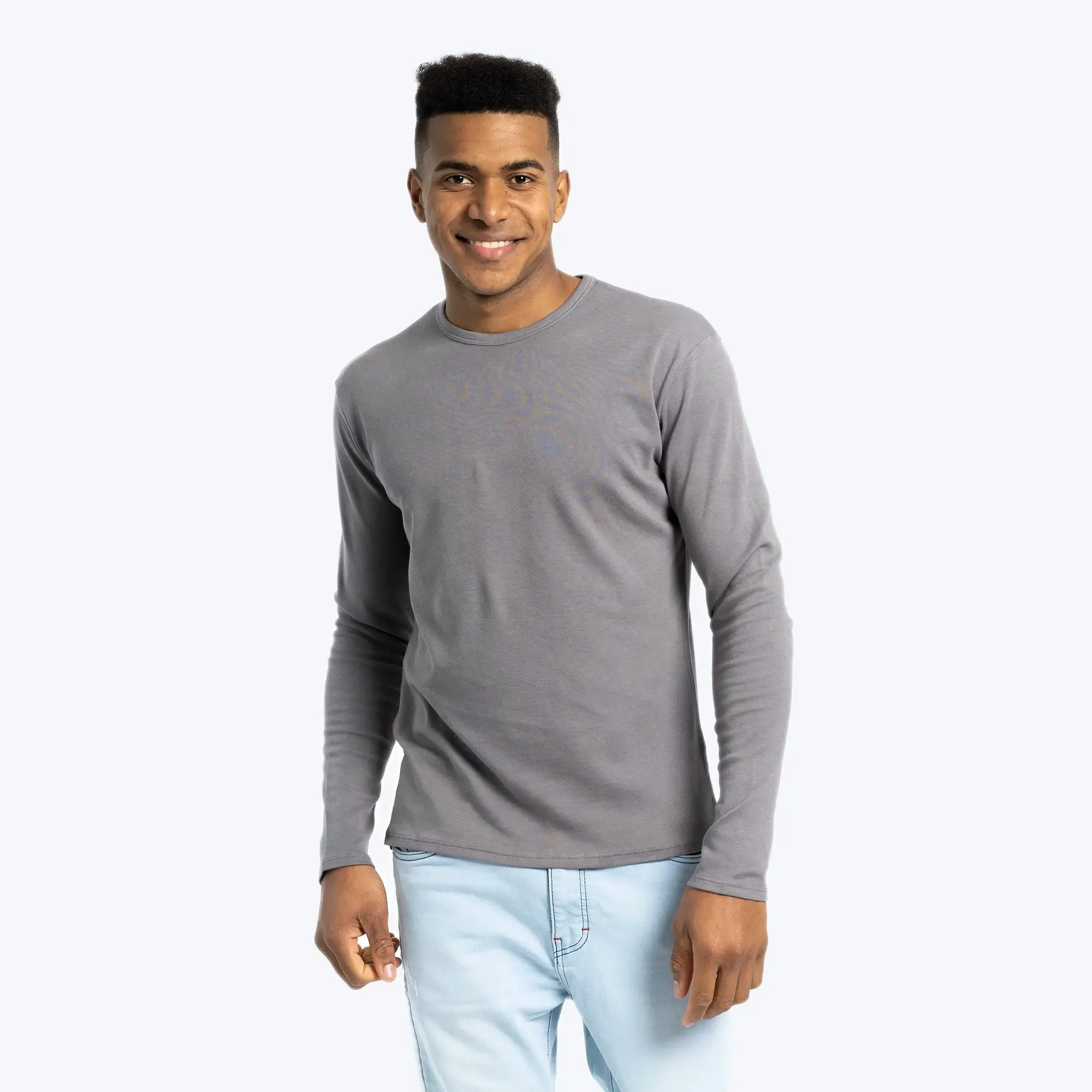 Men's Organic Pima Cotton Long Sleeve Shirt