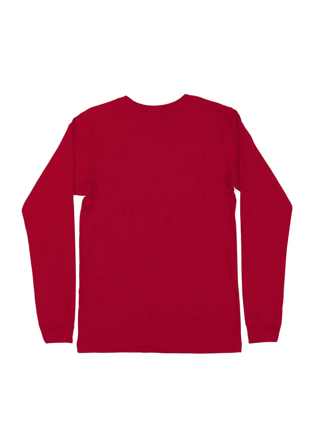 Mens T-Shirts Long Sleeve USA Red