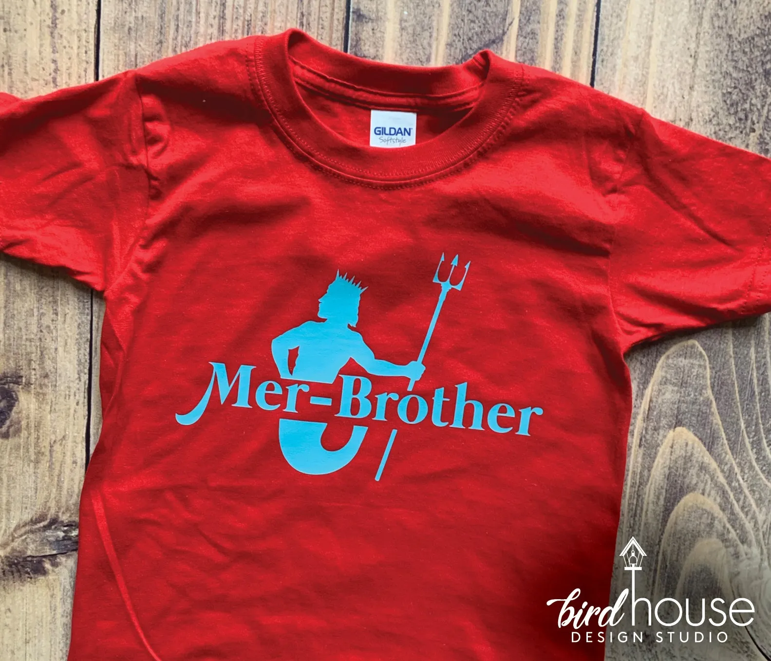 Mer Brother Mermaid Birthday Shirt, Cute Family Matching Tees, Dad, Any Name