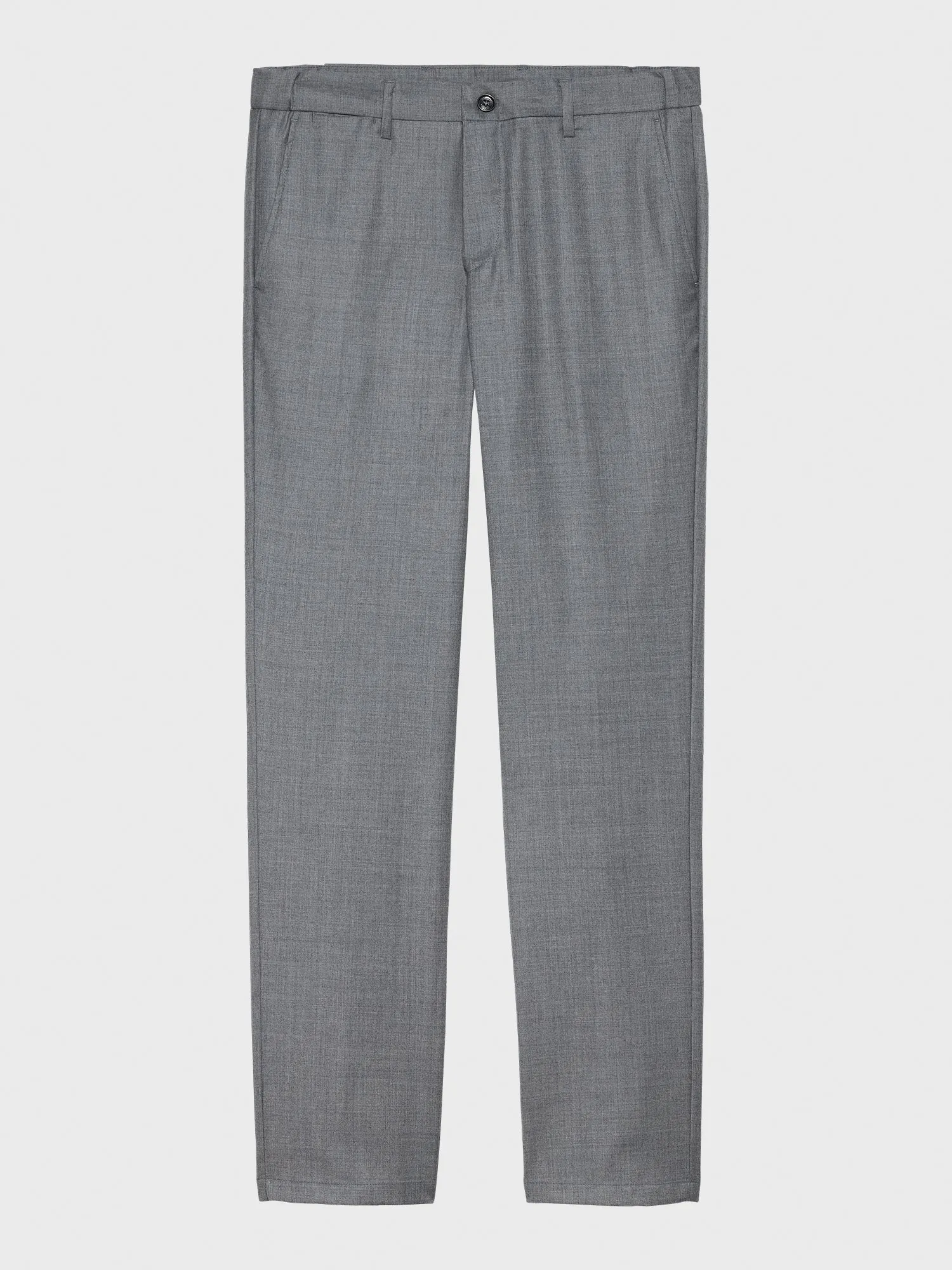 Mersino Grey Luxury Wool Trousers - Woven in Italy