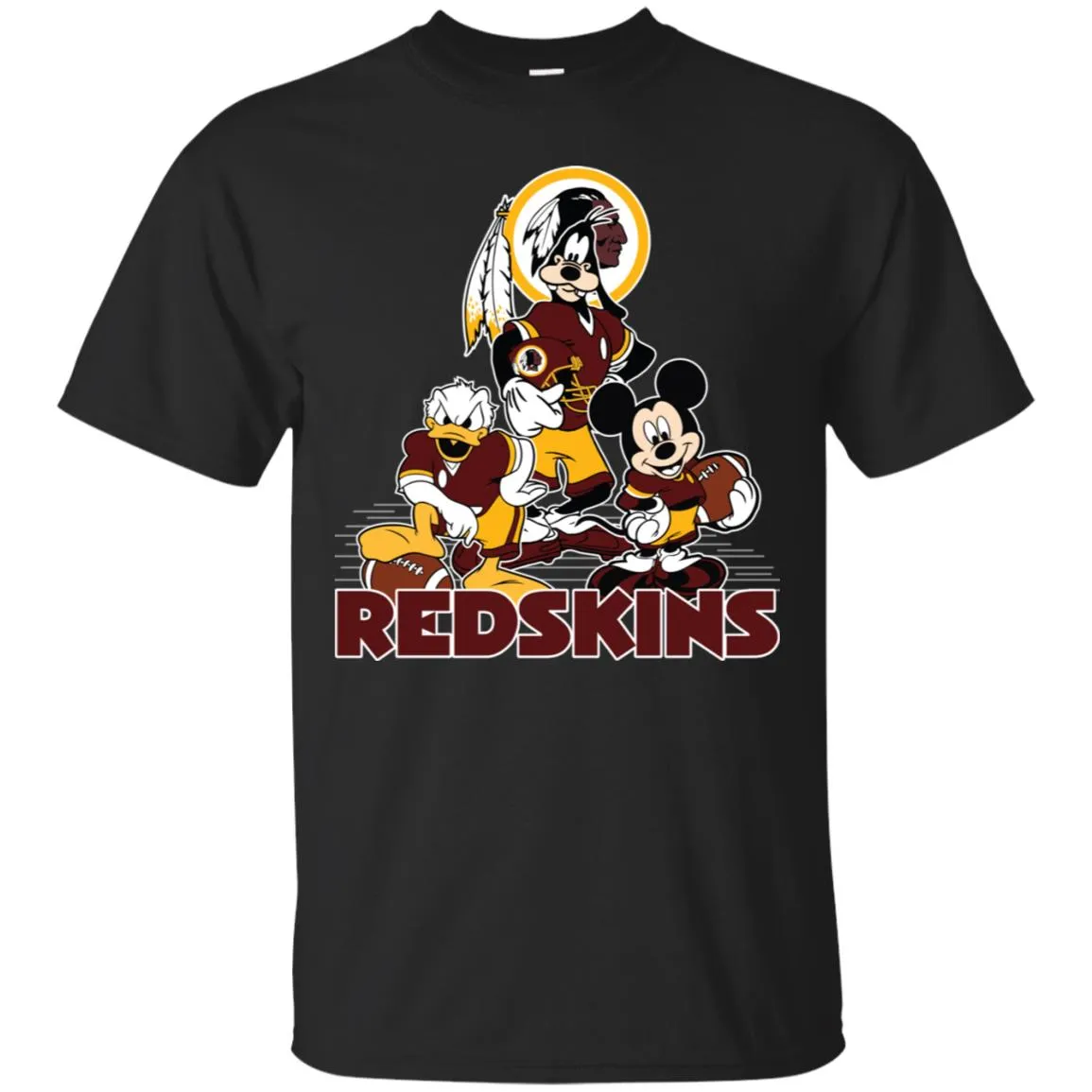 Mickey Mouse Washington Redskins American Football Nfl Sports Shirt