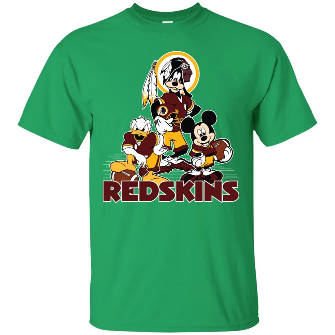 Mickey Mouse Washington Redskins American Football Nfl Sports Shirt