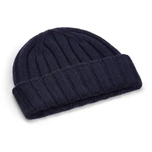 Midnight Cashmere Knitted Cap