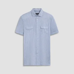 Milo Marled Print OoohCotton Short Sleeve Shirt