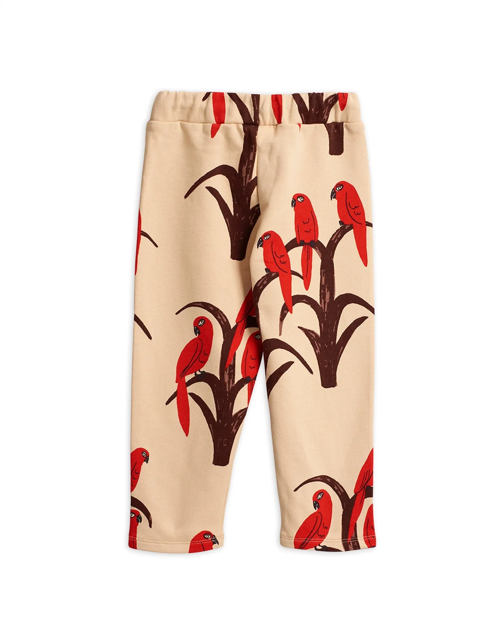 Mini Rodini Parrot AOP Sweatpants | Red