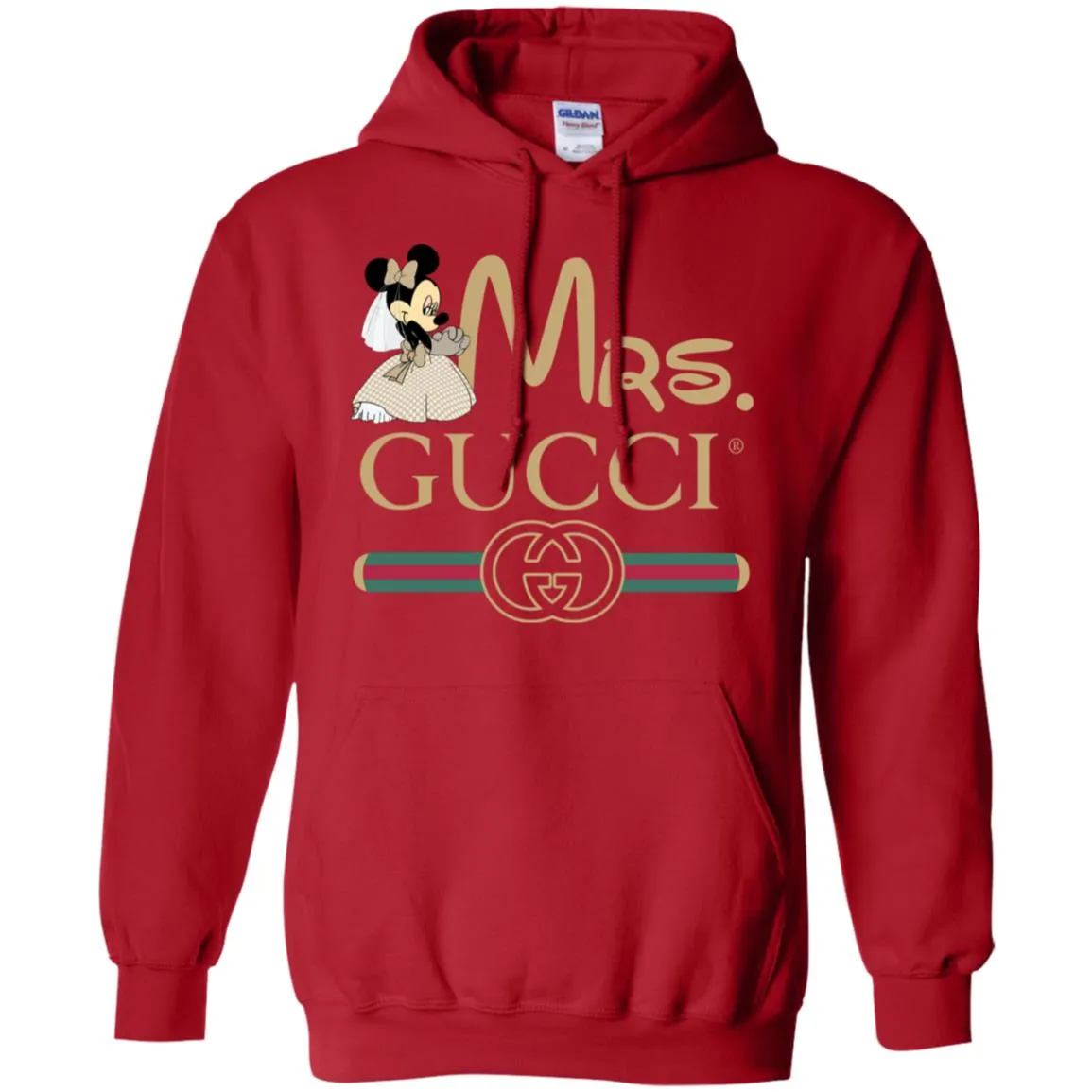 Mrs Minnie Gucci Couple Disney Shirt Valentine's Day T-shirt Pullover Hoodie Sweatshirt