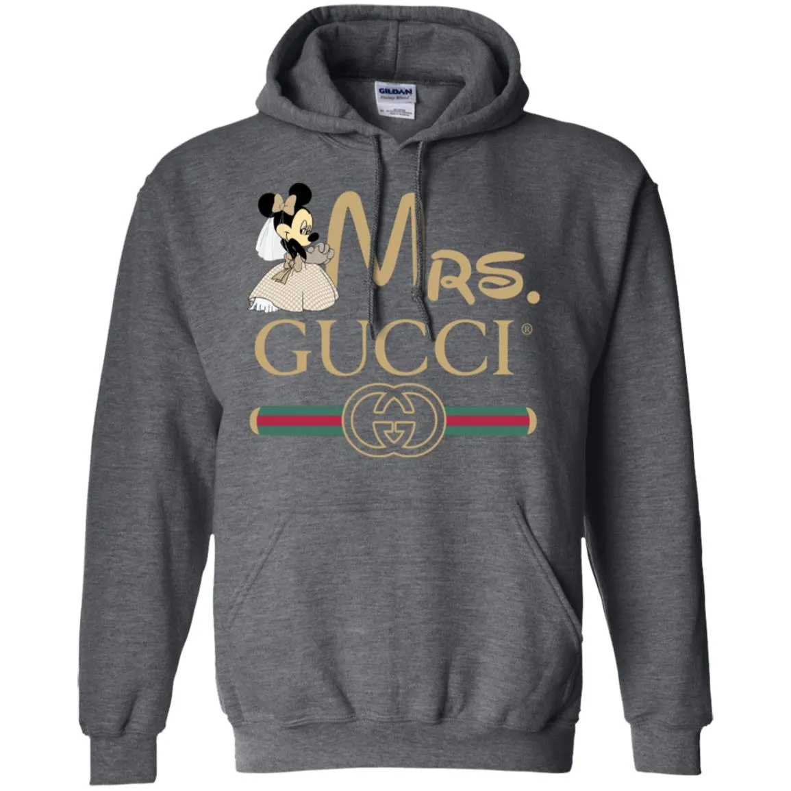 Mrs Minnie Gucci Couple Disney Shirt Valentine's Day T-shirt Pullover Hoodie Sweatshirt