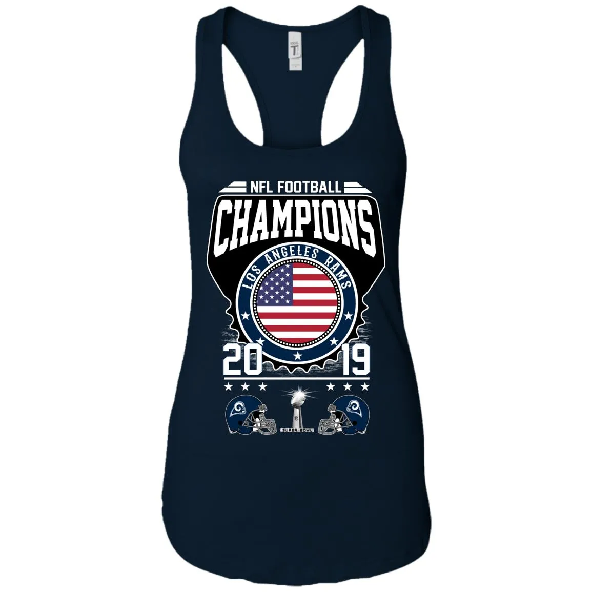 Nfl – Football Champions Los Angeles Rams Super Bowl 2019 Women Tank Top