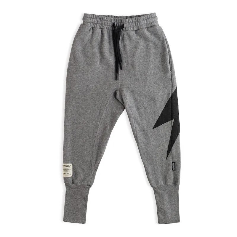 NUNUNU Bolt Sweatpants Heather Grey