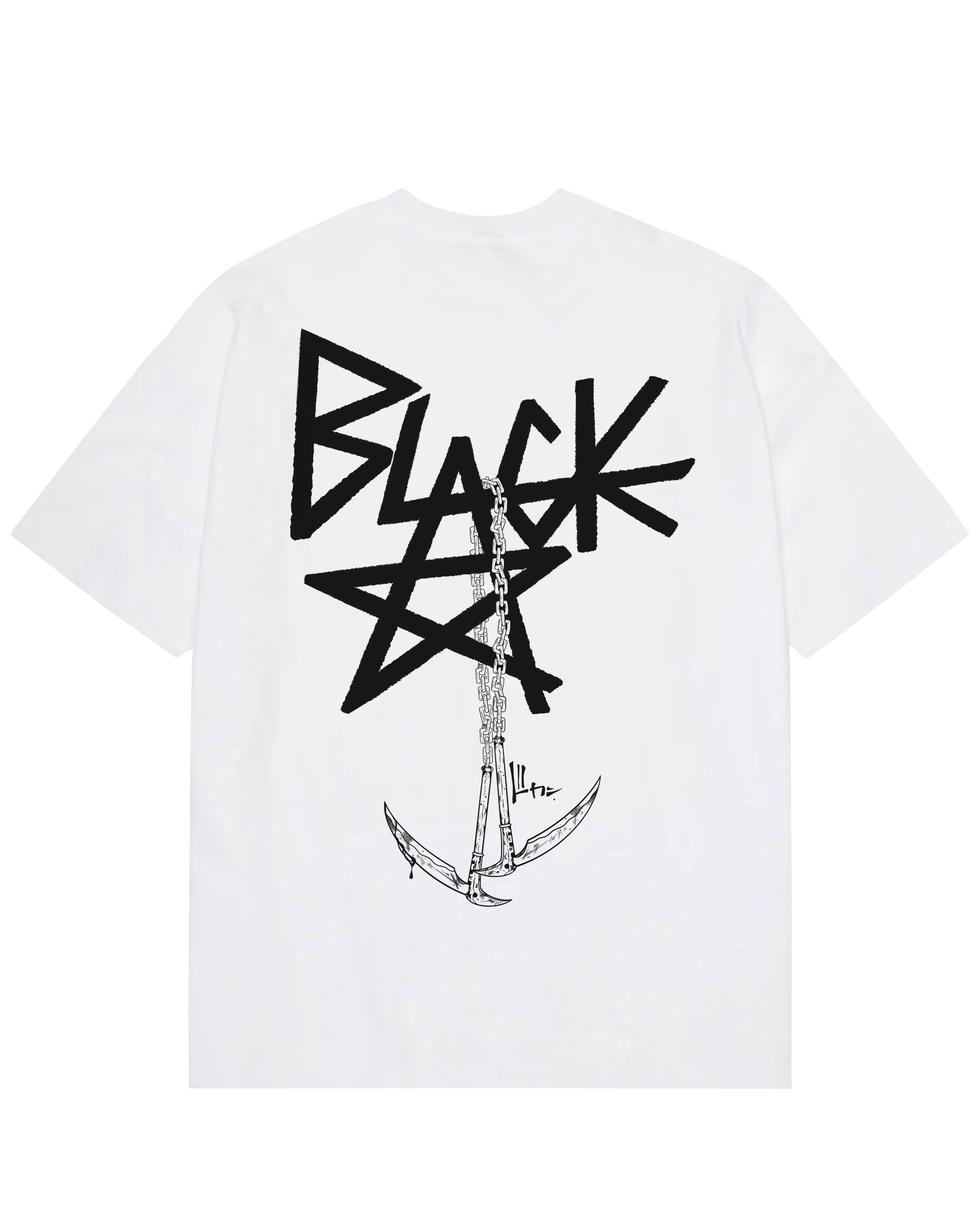 Nysekai "Blackstar X Chain Scythe - Soul Eater" Oversize T-Shirt