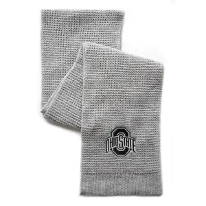 Ohio State University Waffle Scarf