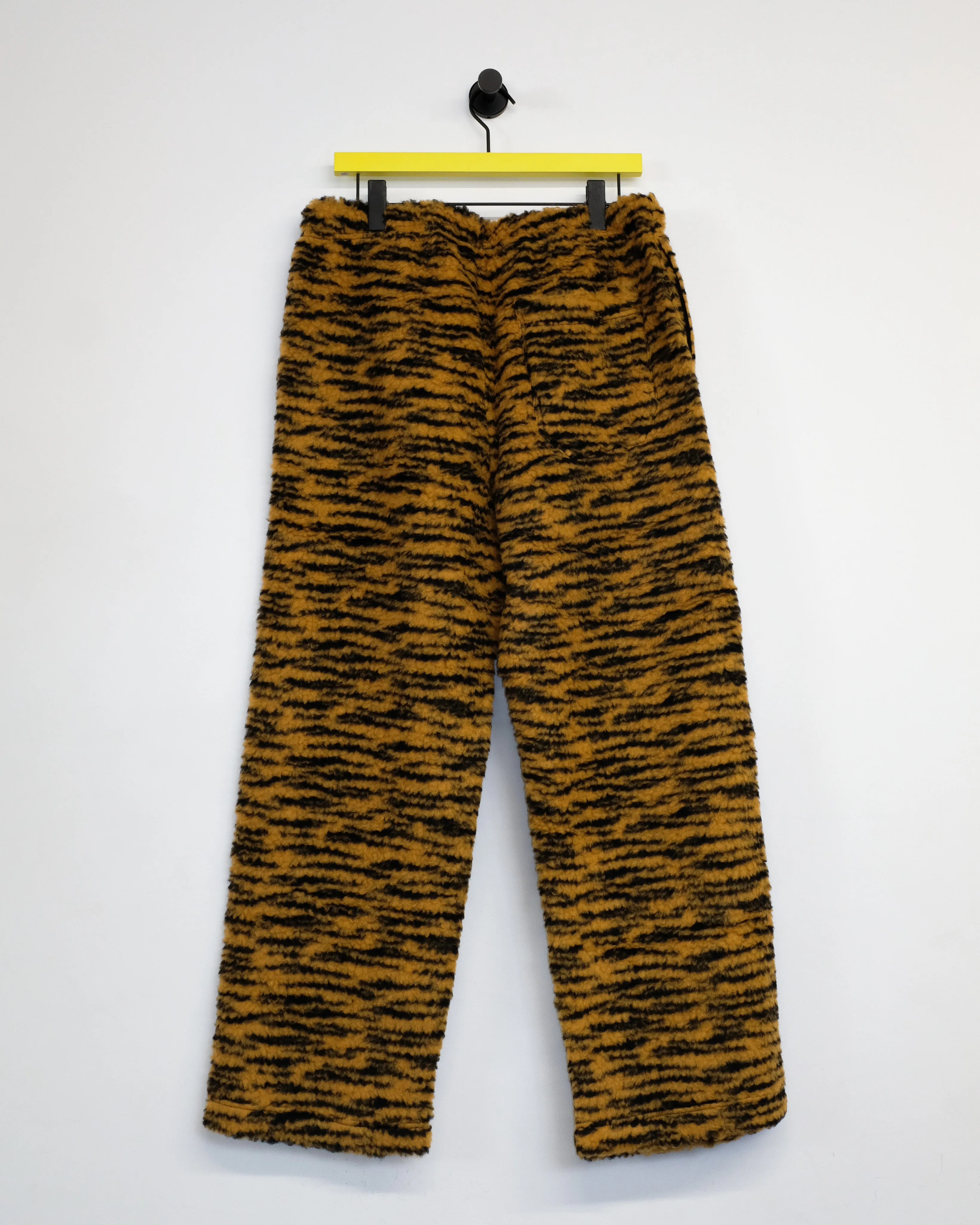 Orange & Black Wool Fleece Sweatpant