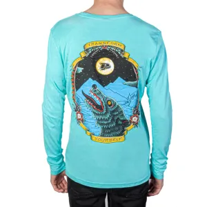 PainfulPleasures Body Transformation Tahiti Blue Triblend Long-Sleeve Tee