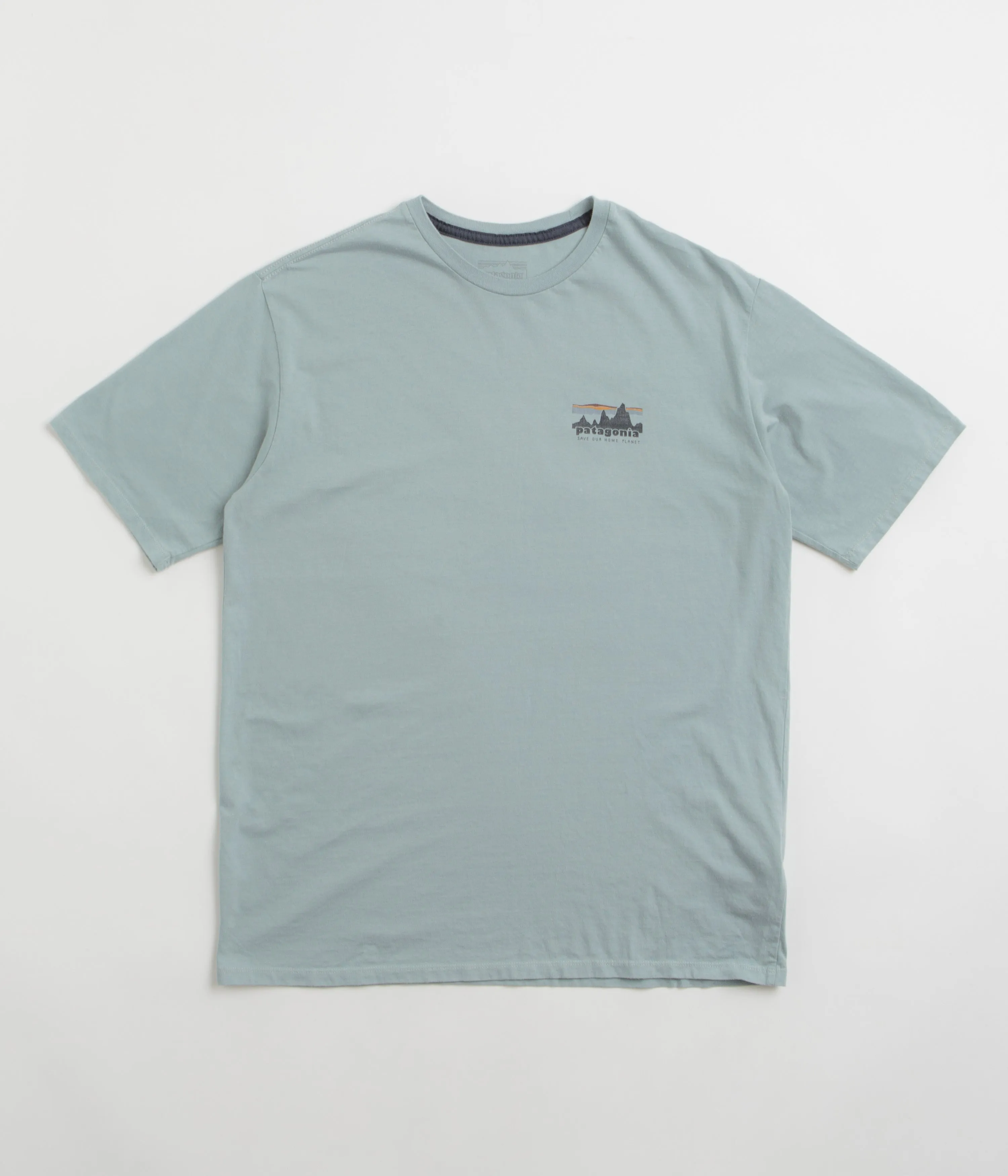 Patagonia 73 Skyline Organic T-Shirt - Thermal Blue