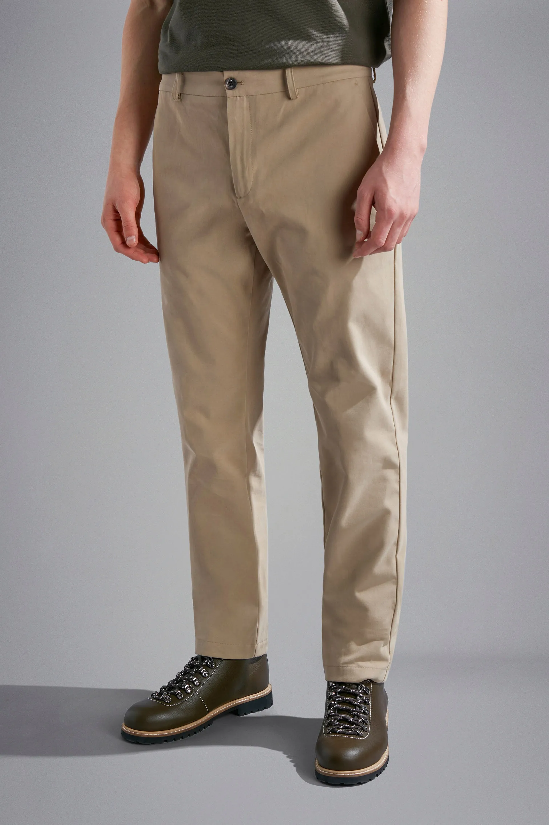 Paul & Shark Cotton Stretch Chino Trousers | Beige