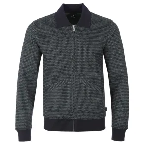 Paul Smith Zip Thru Cardigan in Navy