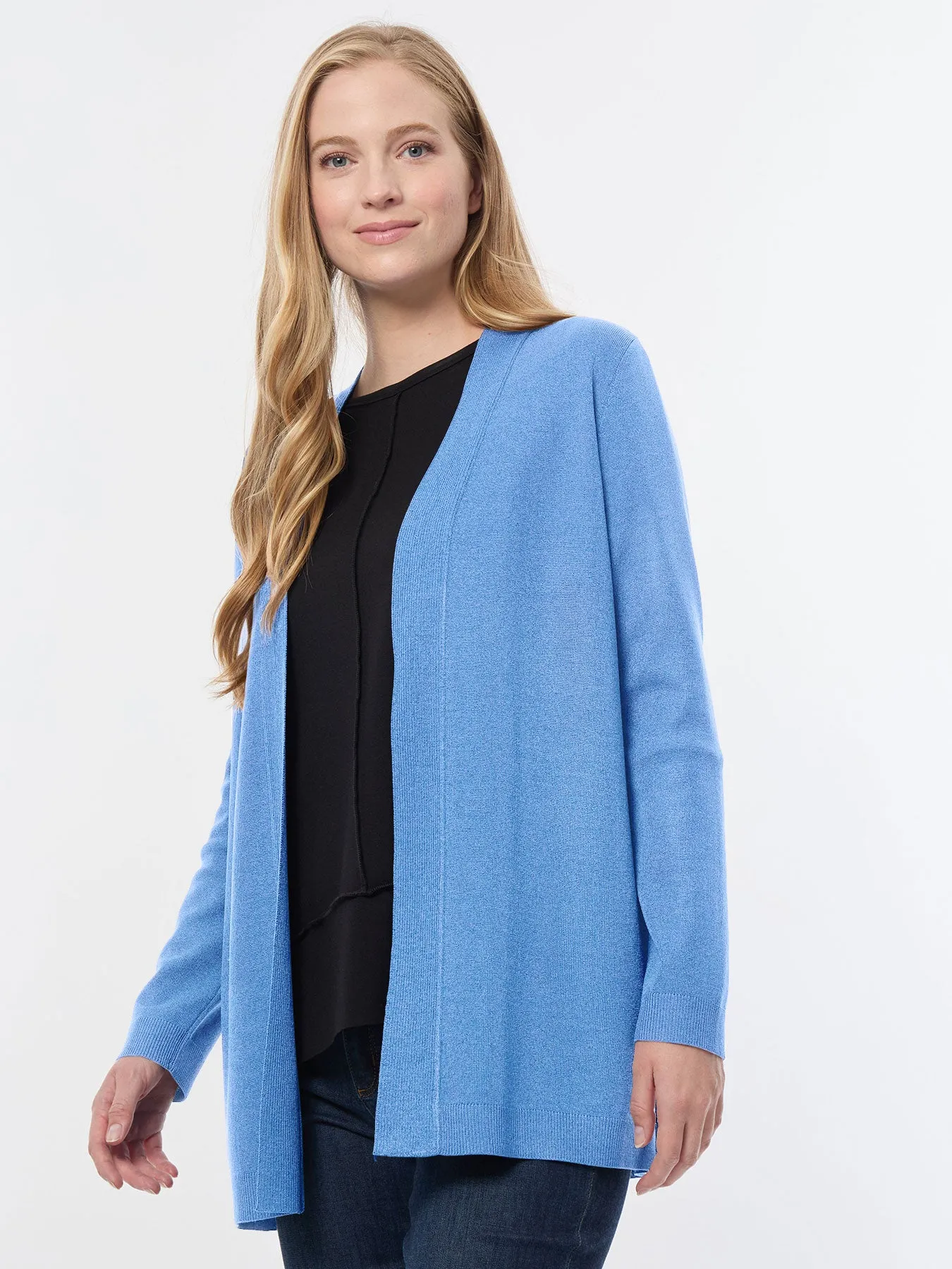 Plus Open Front Icon Cardigan