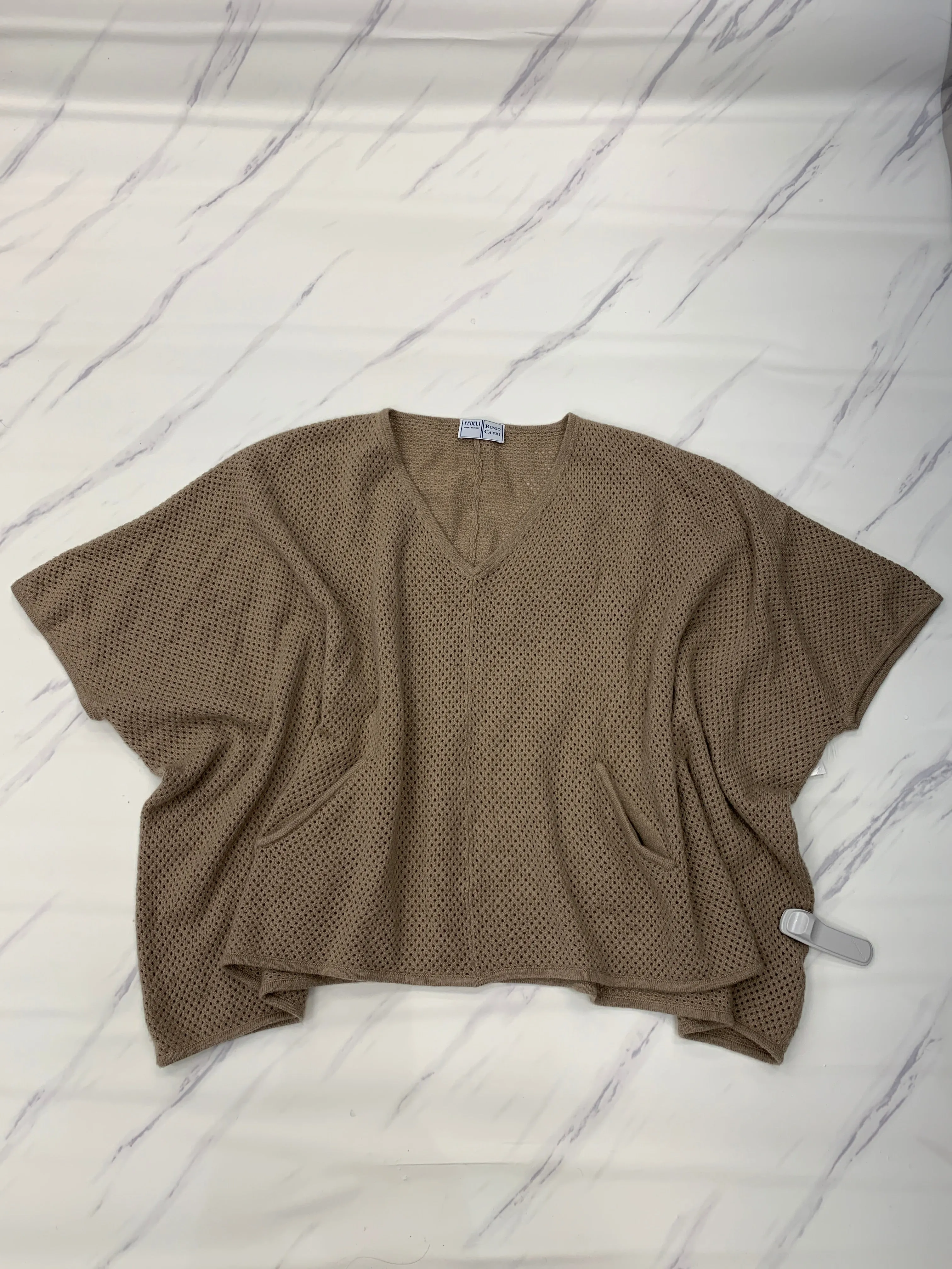 Poncho By Clothes Mentor In Brown