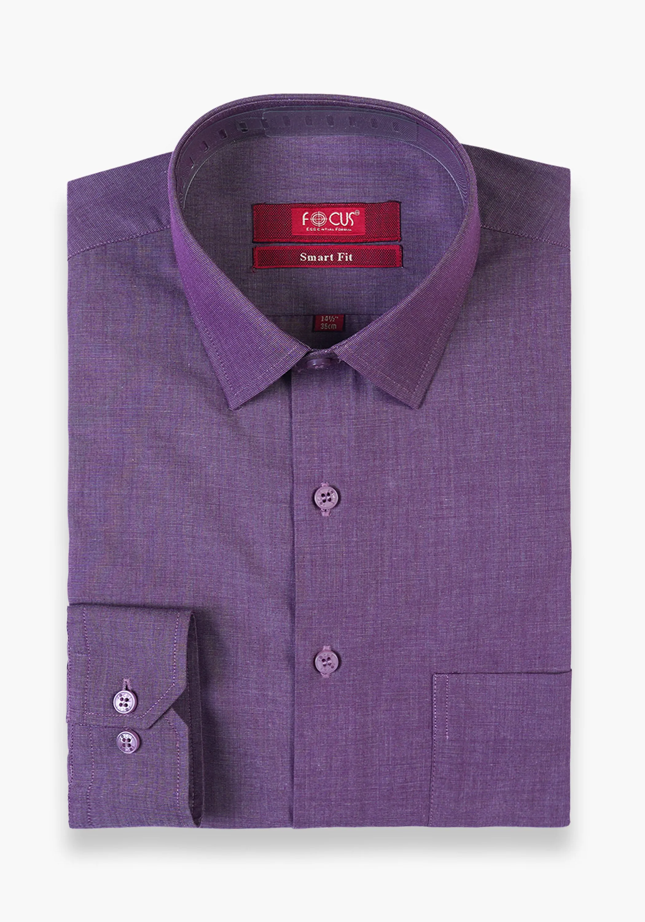 Purple Textured Dress Shirt