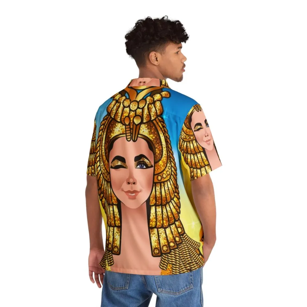 "A Wink A Smile Hawaiian Shirt: Cleopatra-Inspired Style"